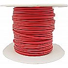 100ft Solid Copper Wire 22 Gauge UL1007 Rated RED PVC Insulated Tinned Hook-Up on Plastic Spool