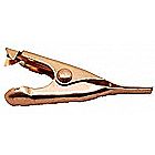 Smooth Toothless Alligator Clips Solid Copper - 4 Pack - 1.1in Small 5 amps (5a)