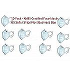 10-Pack Face Masks KN95 rated with ear loop disposable style surgical mask CE FFP2