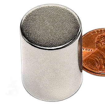 3/4-in x 1-in Rare Earth Neodymium Cylinder Magnet