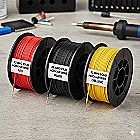 Electronic Components 22 Gauge AWG Solid Hook-Up Wire Set - 300 ft 3 Color Kit 100 feet ea of Black, Red, Yellow PVC Insulated Electrical Point Wiring & Breadboard Electronics Prototyping Primary Power Line/Cable UL1007 22awg-SLD-300ftSET-BRY 22 Gauge AWG Solid Hook-Up Wire Set - 300 ft 3 Color Kit 100 feet ea of Black, Red, Yellow PVC Insulated Electrical Point Wiring & Breadboard Electronics Prototyping Primary Power Line/Cable UL1007 (22awg-SLD-300ftSET-BRY)