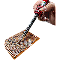 ProTechTrader 10 pc 7cm x 9cm Prototype Circuit Solder Breadboard (Model: PTT-ProtoLarge) ProTechTrader 10 pc 7cm x 9cm Prototype Circuit Solder Breadboard (Model: PTT-ProtoLarge)