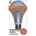 40 Watt Equivalent 6 Watt LED 3000K Warm White 382 Lumens