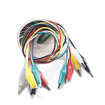 5pc Alligator Clip Test Leads for Electronics Prot 5pc Alligator Clip Test Leads for Electronics Prot