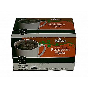 Wawa K-Cups Pumpkin Spice Flavor 12 Pack for Keurig