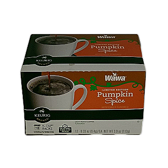 Wawa K-Cups Pumpkin Spice Flavor 12 Pack for Keuri