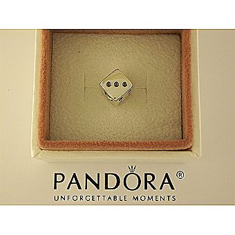 Rare Las Vegas Exclusive Pandora Dice Charm Silver 790116