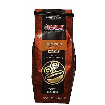 Dunkin Donuts Ground Coffee 1lb/16oz Bag Pumpkin Spice One Pound