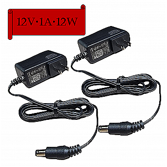 12v 1A AC/DC Power Supply Adapter Slim Design 5.5mm x 2.5mm Connector Jack Tip