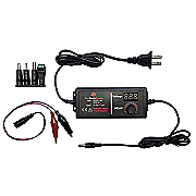 3V-24V AC/DC Adjustable Universal Adapter + 4 Tips & Female Alligator Test Leads