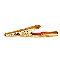 Large Solid Copper Alligator Clips (4 pack) 2-inch Rated Large Solid Copper Alligator Clips (4 pack) 2-inch Rated