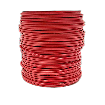 100ft Solid Copper Wire 22 Gauge UL1007 Rated RED 