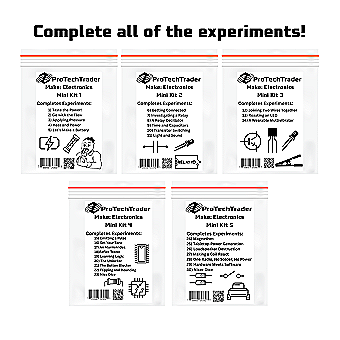 ProTechTrader Make: Electronics Mini Kits (3rd Ed) - Electronic (Model: Make-Electronics-Mini-Kits-3rd-Edition)