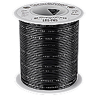  Consolidated Wire 22 AWG (Gauge) Black Solid Hook-Up