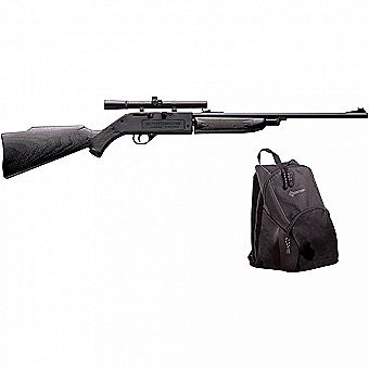 Crosman 66 Air Rifle BB Pelet Gun Kit Powermaster Plus Backpack