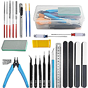 ProTechTrader 29 Piece Hobby Craft Model Tool and Paint