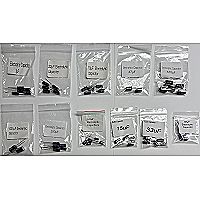 ProTechTrader Electrolytic Capacitor Kit 11 Pack for Make: Electronics (Model: e-cap-kit-11)