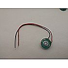 1 in Speaker - 26mm 8 ohm 1/4 watt (0.25 w) Green Plastic - 4 in (104 mm) wires