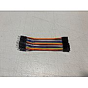 Male to Female Dupont Jumper Wires 3 inch 10pcs Assorted Colors for Br