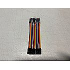 Male to Female Dupont Jumper Wires 3 inch 10pcs Assorted Colors for Breadboard, Arduino, Raspberry Pi DIY Projects - Additional Image