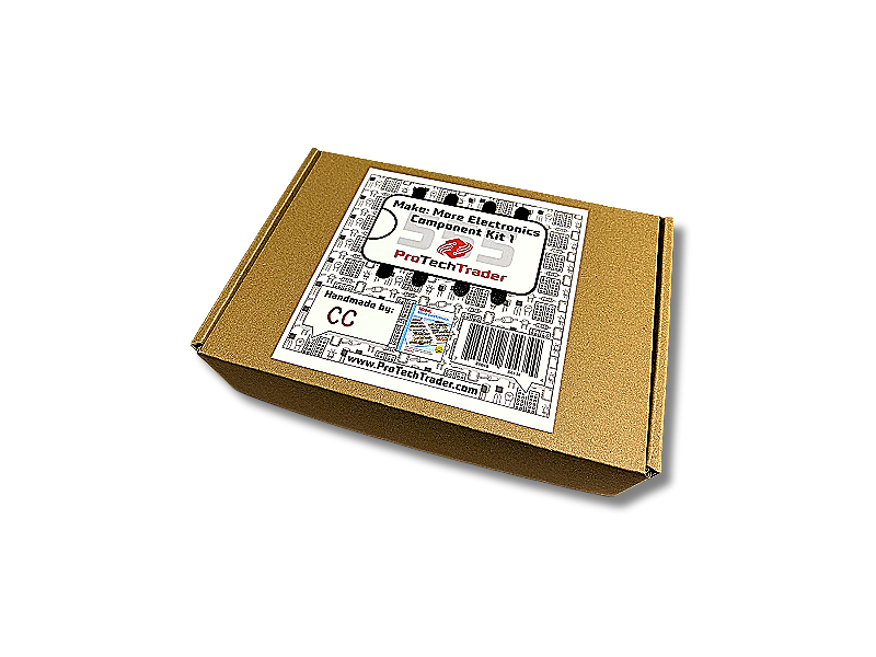 Make: More Electronics Kit Component Pack 1 Follows Experiments 1-14 from Charles Platt's Sequel to Make: Electronics book | Intermediate &amp; Advanced STEM Learning