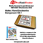 Make: More Electronics Kit Component Pack 1 Follows Experiments 1-14 from Charles Platt's Sequel to Make: Electronics book | Intermediate & Advanced STEM Learning - Additional Image