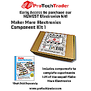 Make: More Electronics Kit Component Pack 1 Follows Experiments 1-14 f