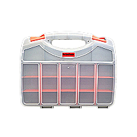 Double Sided Parts Storage Organizer Carrying Case - 36