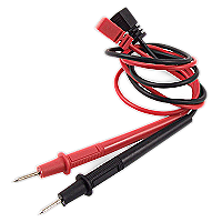 Digital Multimeter Test Leads - 4in Probe - 26.5in Total