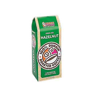 Dunkin Donuts Ground Coffee 1 lb / 16 oz Bag Hazel Dunkin Donuts Ground Coffee 1 lb / 16 oz Bag Hazel