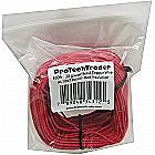 100ft 22AWG - Solid Copper Wire Red PVC UL1007 Rat