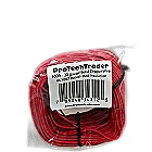 ProTechTrader 100ft 22AWG - Solid Copper Wire Red PVC UL1007 Rated (Model: ptt-22ga-100ft-red-bag)
