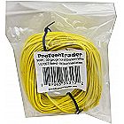 100ft 22AWG - Solid Copper Wire Yellow PVC UL1007 Rated 300V 80℃ - Electronics Hookup Wire Tinned - Bagged