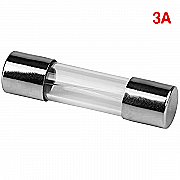 5 Pack 3 Amp Mini Glass Fuses Fast-Blow 5mm x 20mm Standard Size