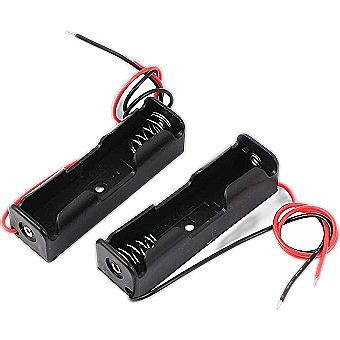 2pcs Spring Clip Black Plastic 1 x 1.5V AA Battery 2pcs Spring Clip Black Plastic 1 x 1.5V AA Battery