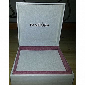 Pandora Square Bracelet Gift Box 3.5" x 3.5"