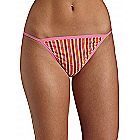 Fruit of the Loom Fashion Cotton String Bikini 4 Pack - Assorted