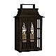 Portfolio Shirehill Otdoor Wall Lantern - Black Iron Finish - 13.25 x 8 x 4.75 inches