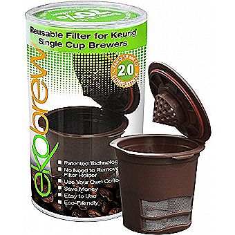 Ekobrew Refillable K-cup for Keurig Brewers - Brown - 1-Count