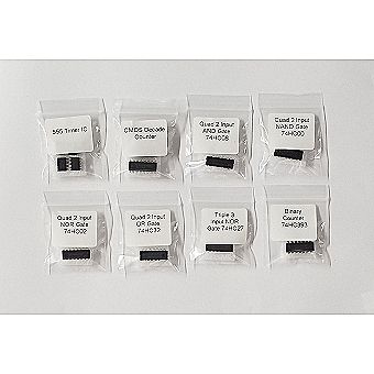 Integrated Circuits (IC) 74HCxxx Series Low-Power Logic IC Chip - 13pc (13pc-IC-kit) 