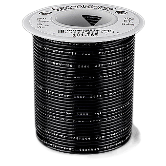  Consolidated Wire 22 AWG (Gauge) Black Solid Hook