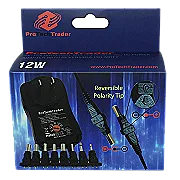 ProTechTrader 3V-12V 12W 1A Universal Power Adapter USB Port & 8 Tips ProTechTrader 3V-12V 12W 1A Universal Power Adapter USB Port & 8 Tips