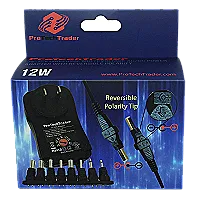 ProTechTrader 3V-12V 12W 1A Universal Power Adapter USB Port & 8 Tips