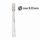 7361 5V 60ma (0.3w) T1-3/4 Miniature Incandescent Light Bulb (2pc Bulbs) with Bi-Pin (2-pins) G3.17 Base .3 watt - .06 amp - 5 Volt - T1.75 0.05 MSCP Halogen Lamp C-2R Filament - Replaces CM7361 (Cm7361) 