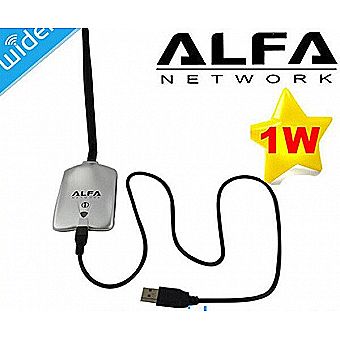 Alfa AWUS036H 1000mW Long Range 802.11bg USB Wireless Adapter (Alf-7163) 