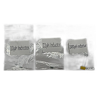 6pc Inductor Assortment Axial Lead Through Hole 10