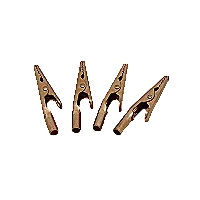 ProTechTrader Large Solid Copper Alligator Clips (4 pack) 2-inch Rated ProTechTrader Large Solid Copper Alligator Clips (4 pack) 2-inch Rated