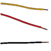 ProTechTrader 22 Gauge AWG Solid Hook-Up Wire Set - 300 ft 3 Color Kit (Model: 22awg-SLD-300ftSET-BRY)