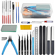 ProTechTrader 29 Piece Hobby Craft Model Tool and Paint Kit for Plasti