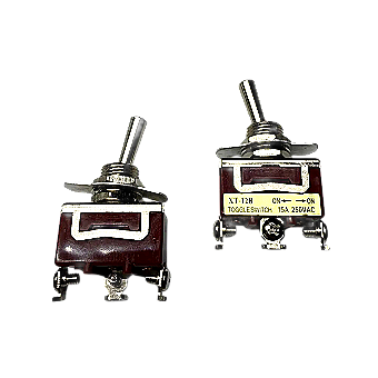 SPDT ON-ON Toggle Switch With 3 Screw Terminals 2pcs